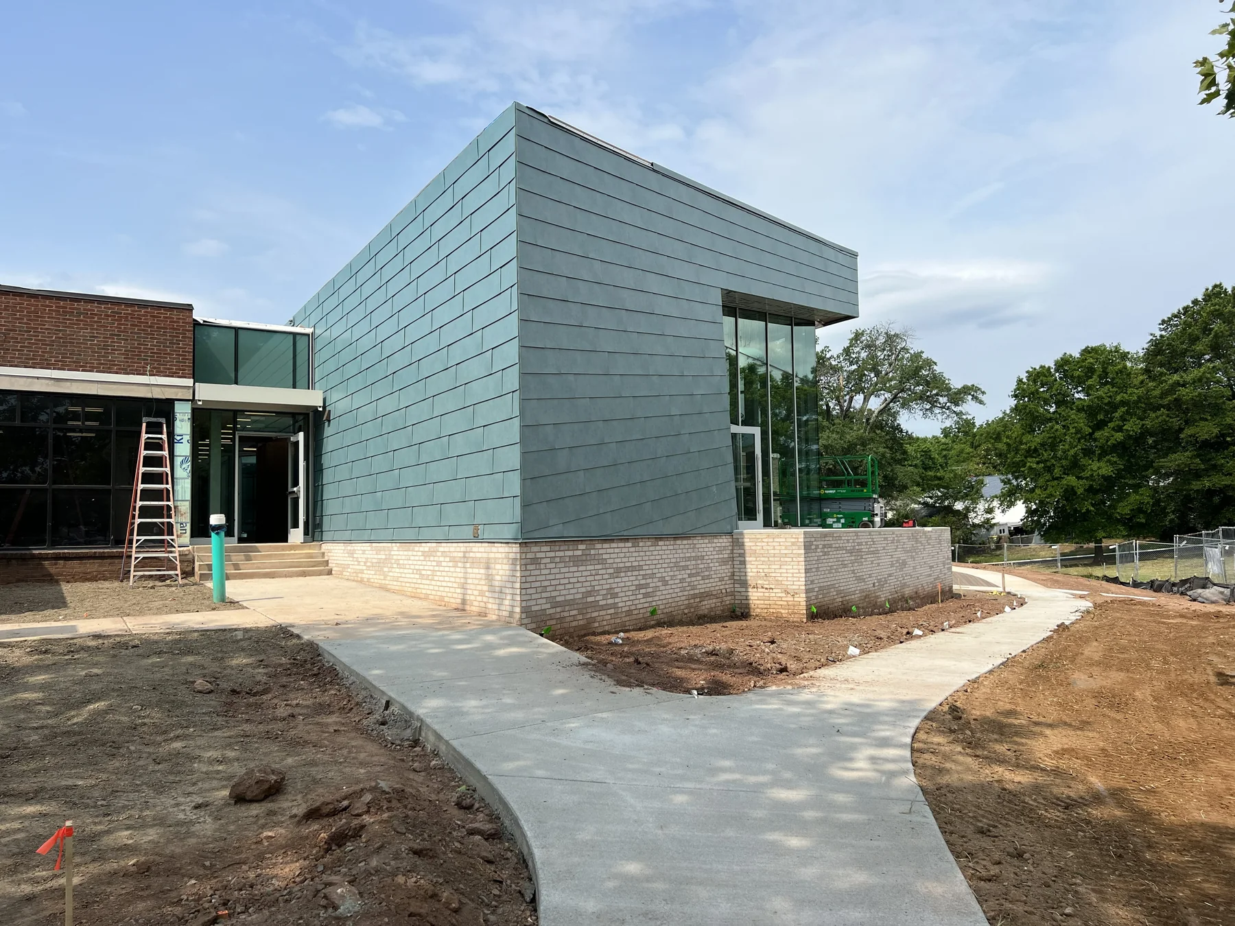 Manassas Museum exterior cladding project photo 1