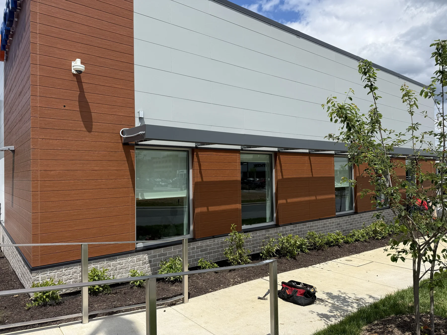 PNC exterior cladding project photo 1